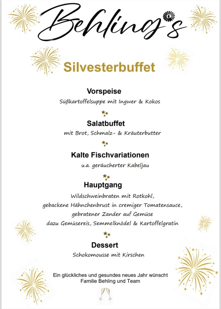 Silvesterbuffet 2025 Silvesterbuffet 2025