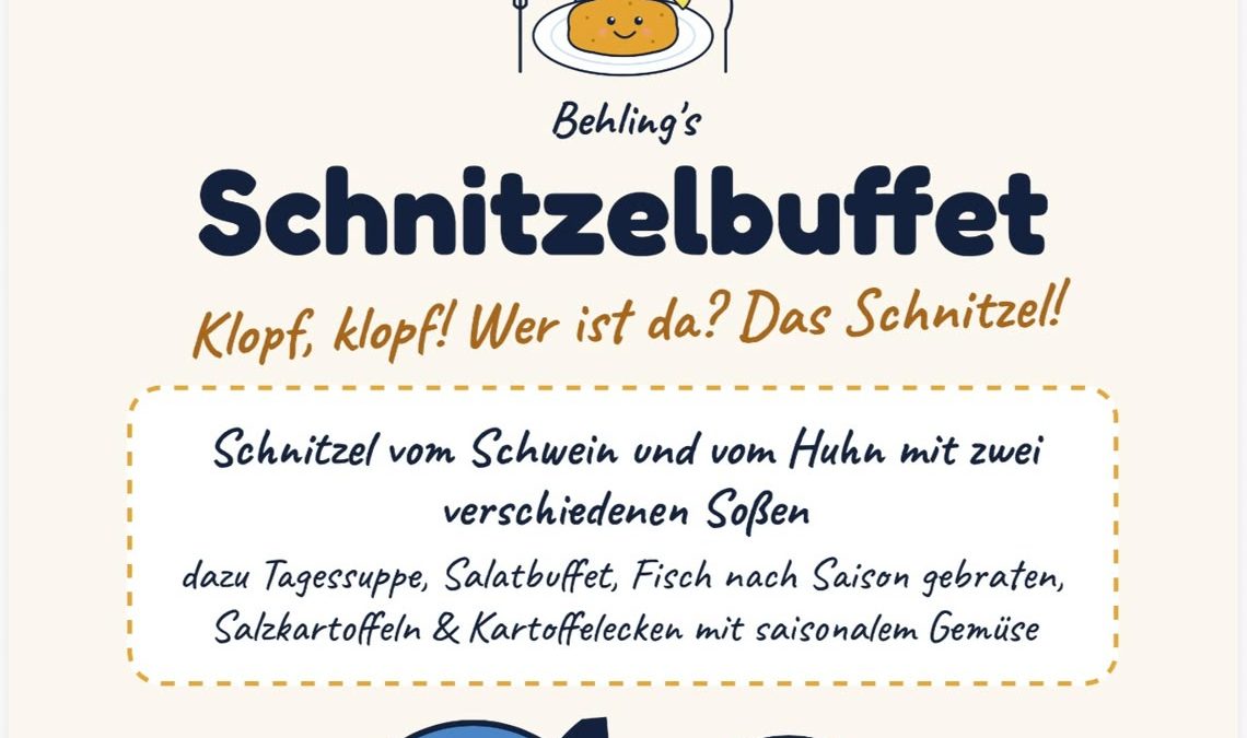 Schnitzelbuffet auf Rügen bei Behling's in Middelhagen