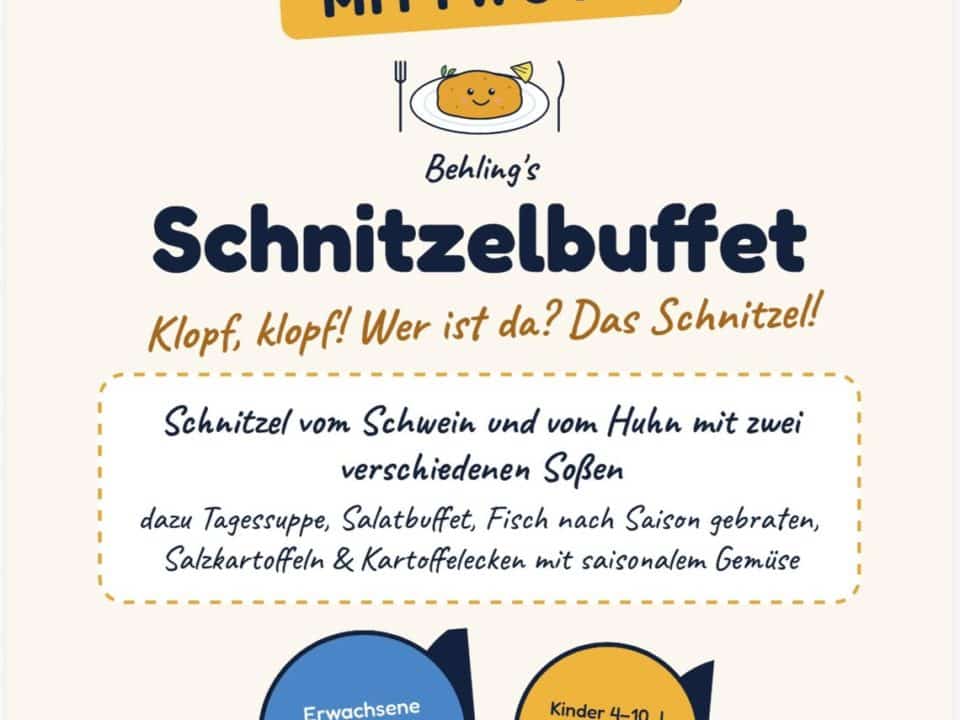 Schnitzelbuffet auf Rügen bei Behling's in Middelhagen